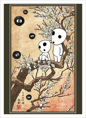 Tree spirits meet the soot sprites