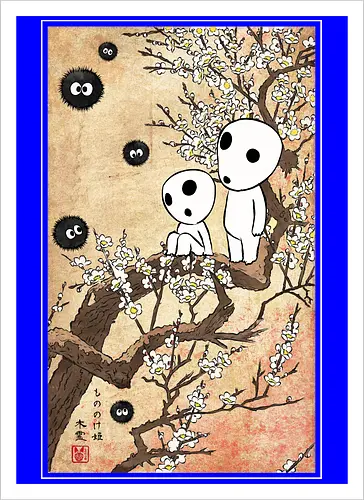 Tree spirits meet the soot sprites