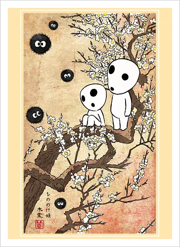 Tree spirits meet the soot sprites