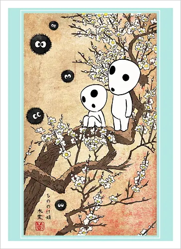 Tree spirits meet the soot sprites