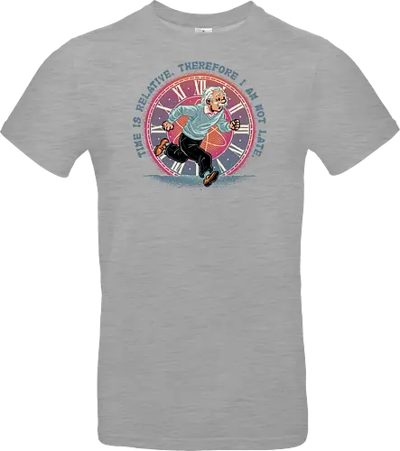 The Relativity of Time - Physicist, scientist, science, time, movie, mash up, adventure, funny, cute - Standard T-Shirt