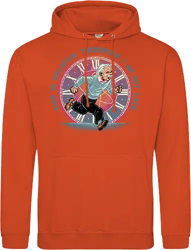 The Relativity of Time - Physicist, scientist, science, time, movie, mash up, adventure, funny, cute - Standard Hoodie