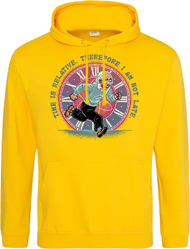 The Relativity of Time - Physicist, scientist, science, time, movie, mash up, adventure, funny, cute - Standard Hoodie