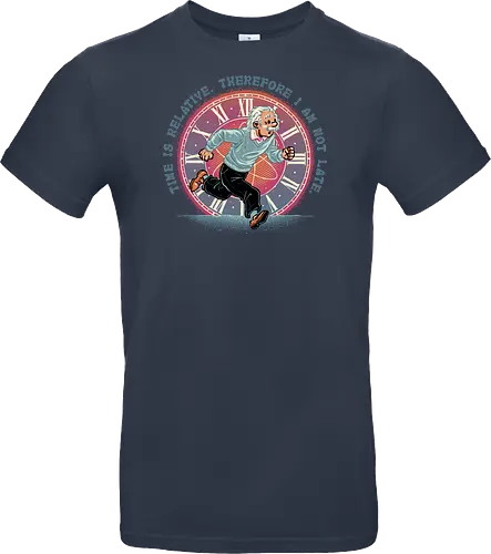 The Relativity of Time - Physicist, scientist, science, time, movie, mash up, adventure, funny, cute - Standard T-Shirt