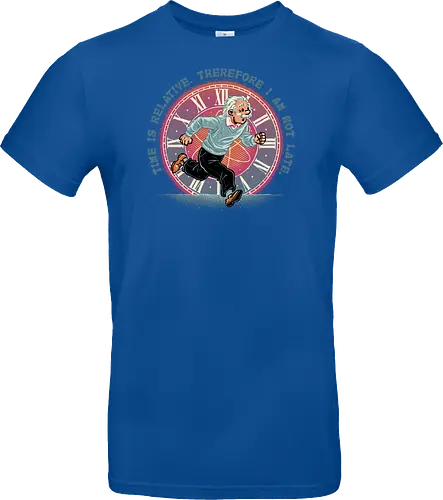 The Relativity of Time - Physicist, scientist, science, time, movie, mash up, adventure, funny, cute - Standard T-Shirt