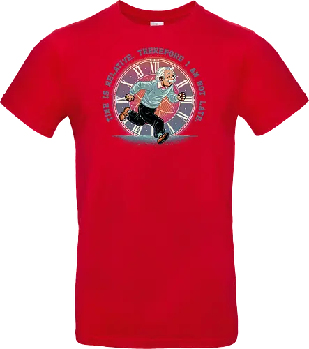 The Relativity of Time - Physicist, scientist, science, time, movie, mash up, adventure, funny, cute - Standard T-Shirt