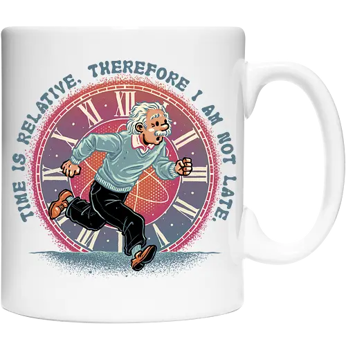 The Relativity of Time - Physicist, scientist, science, time, movie, mash up, adventure, funny, cute - Keramiktasse
