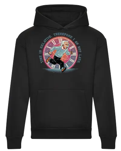 The Relativity of Time - Physicist, scientist, science, time, movie, mash up, adventure, funny, cute - Heavyweight Hoodie