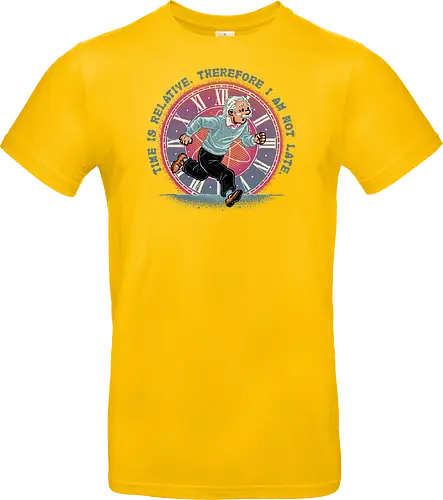 The Relativity of Time - Physicist, scientist, science, time, movie, mash up, adventure, funny, cute - Standard T-Shirt
