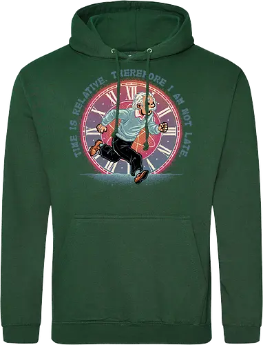 The Relativity of Time - Physicist, scientist, science, time, movie, mash up, adventure, funny, cute - Standard Hoodie