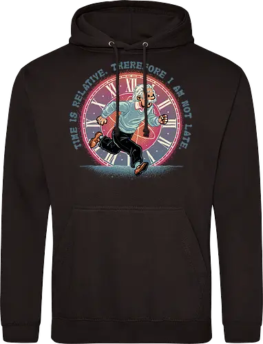The Relativity of Time - Physicist, scientist, science, time, movie, mash up, adventure, funny, cute - Standard Hoodie