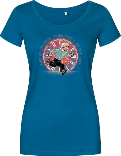 The Relativity of Time - Physicist, scientist, science, time, movie, mash up, adventure, funny, cute - Damen T-Shirt