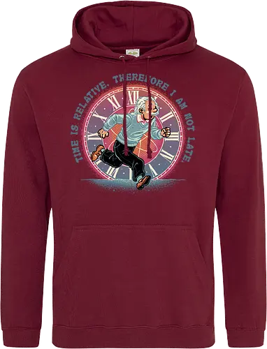 The Relativity of Time - Physicist, scientist, science, time, movie, mash up, adventure, funny, cute - Standard Hoodie