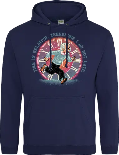 The Relativity of Time - Physicist, scientist, science, time, movie, mash up, adventure, funny, cute - Standard Hoodie