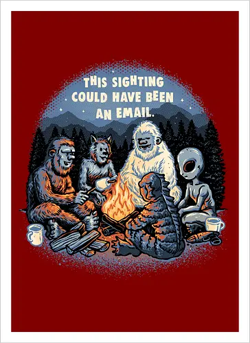 This sighting could have been an email