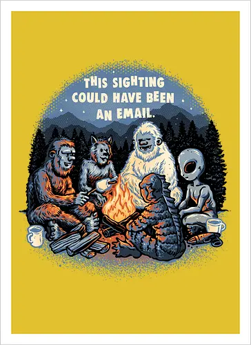 This sighting could have been an email