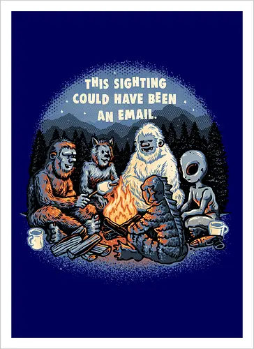 This sighting could have been an email
