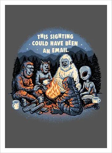 This sighting could have been an email