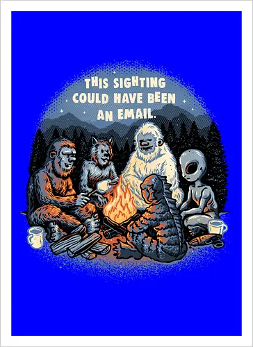 This sighting could have been an email