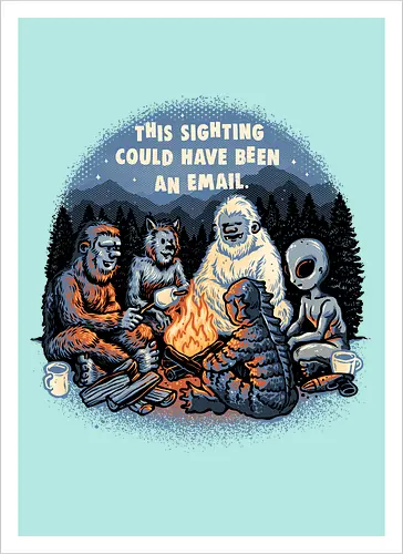 This sighting could have been an email