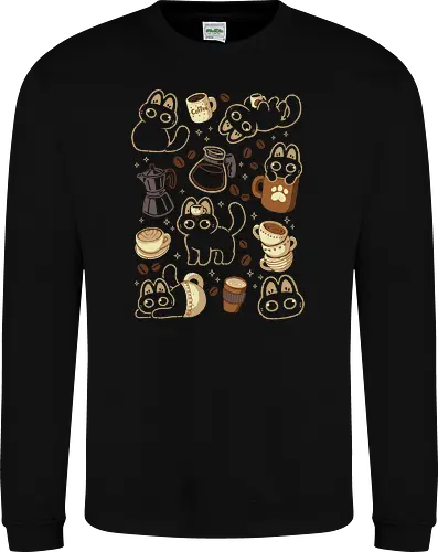 Cute Cats and Coffee Lover