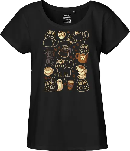 Cute Cats and Coffee Lover
