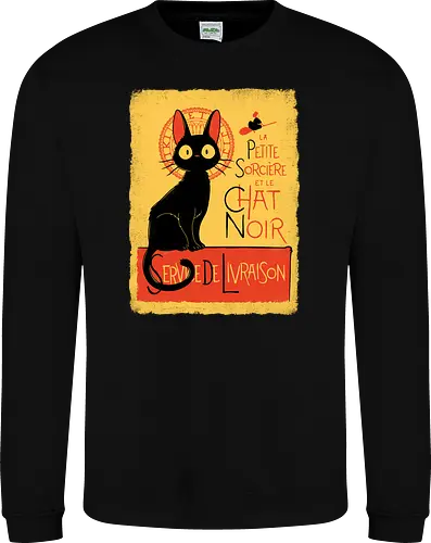 Black Cat & Little Witch - Vintage Parisian Anime