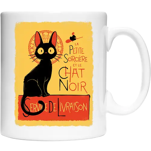 Black Cat & Little Witch - Vintage Parisian Anime