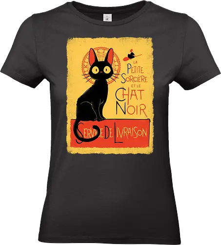 Black Cat & Little Witch - Vintage Parisian Anime