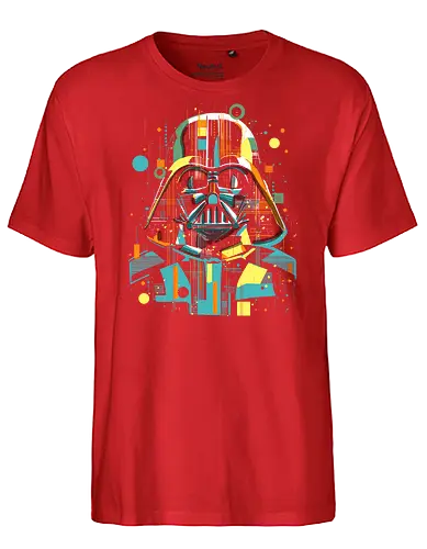 Graphic Vader - Space Opera, scifi, Villain, movie, pop culture, dark side, sith - Fairtrade T-Shirt