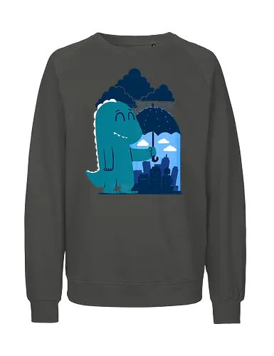 This is MY city - Kaiju, kawaii, monster - Fairtrade Sweatshirt