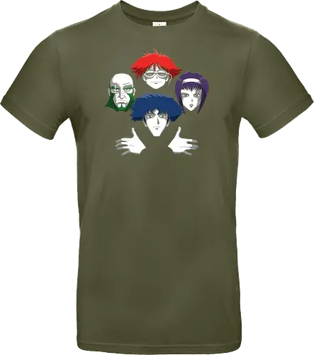 Space Cowboys Quartet - Anime Rock Mashup Art