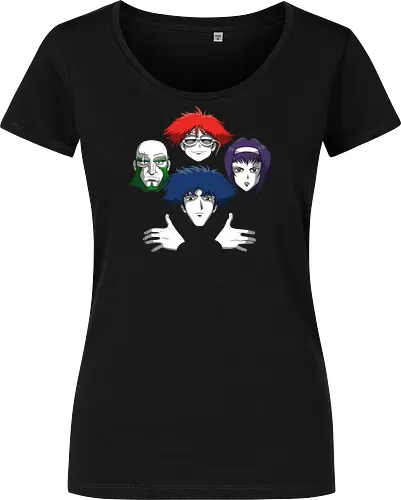 Space Cowboys Quartet - Anime Rock Mashup Art