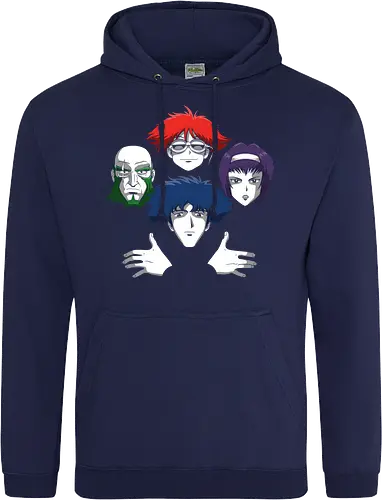 Space Cowboys Quartet - Anime Rock Mashup Art