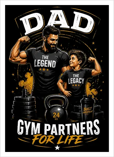 Dad Legend Legacy Gym Partners Life