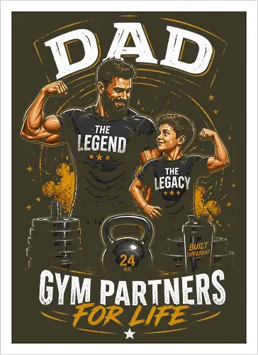 Dad Legend Legacy Gym Partners Life