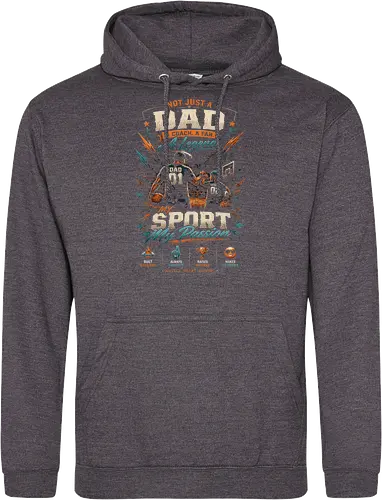 Dad and Child Playing Basketball