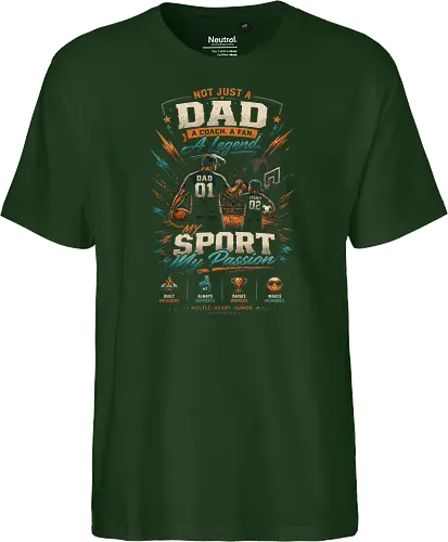 Dad and Child Playing Basketball