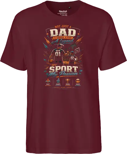 Dad and Child Playing Basketball