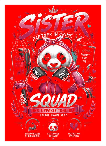 Panda Sister Squad Motivation