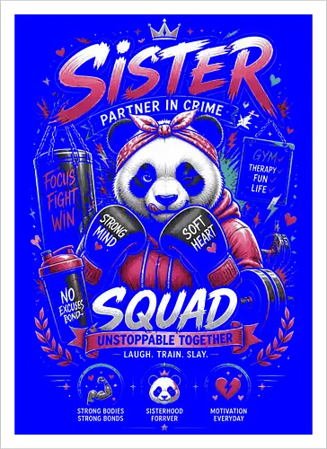 Panda Sister Squad Motivation