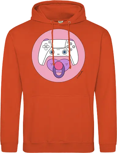 Cuteroller rosa - Caricatura, Ruth Hebler, Controller, Baby, Schnuller, Gaming - Standard Hoodie