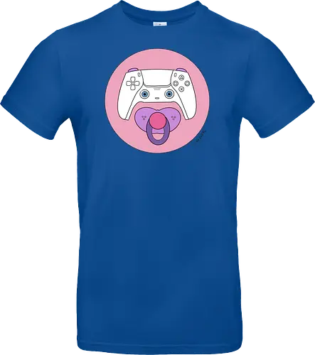 Cuteroller rosa - Caricatura, Ruth Hebler, Controller, Baby, Schnuller, Gaming - Standard T-Shirt