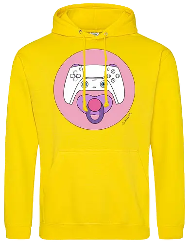 Cuteroller rosa - Caricatura, Ruth Hebler, Controller, Baby, Schnuller, Gaming - Standard Hoodie