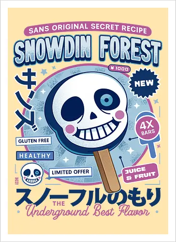 Snowdin Foroest Ice Cream