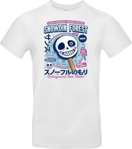 Snowdin Foroest Ice Cream - Tale, deltarune, muffet, sans, spider cider, indie game, video game, gaming, rpg, flowey, mettaton, gamer, papyrus, toriel, asgore, coffee - Standard T-Shirt