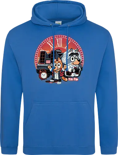 Bark in Time we go - TV series, animation, puppy, cute, funny, mash up, movie, retro, time travel, space, science fiction - Standard Hoodie