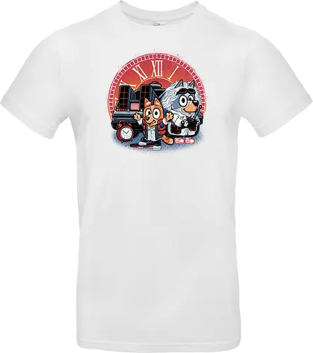 Bark in Time we go - TV series, animation, puppy, cute, funny, mash up, movie, retro, time travel, space, science fiction - Standard T-Shirt