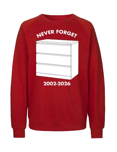 Never Forget Malm - Fairtrade Sweatshirt