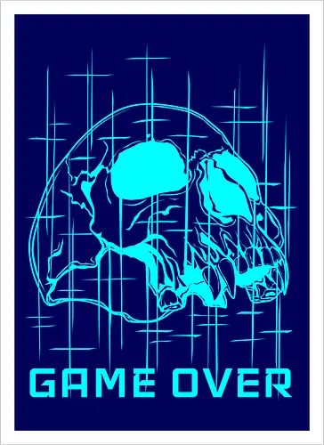 GAME_OVER // TOXIC_CYAN